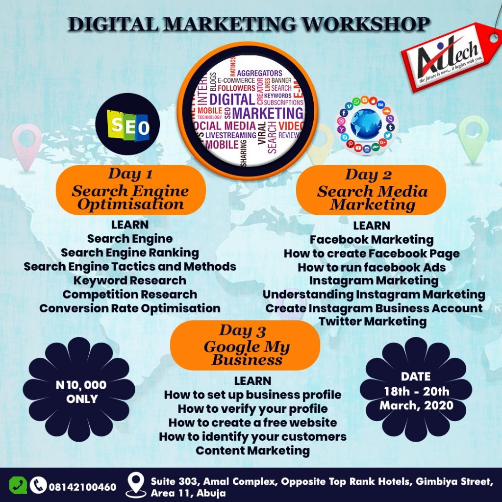 3-day Digital Marketing workshop