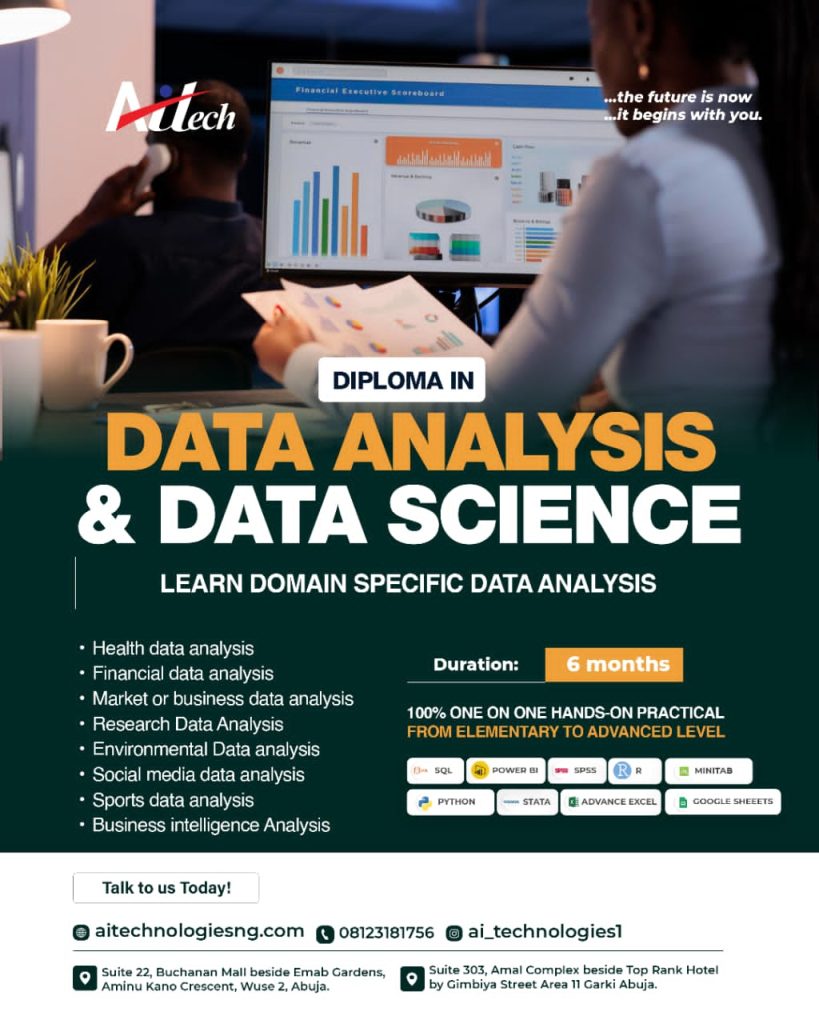 Mastering Data Analysis: Unlock Your Potential with the Best Training in Abuja